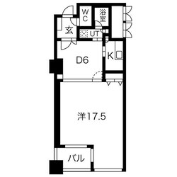 アルグラッド ザ・タワー心斎橋の物件間取画像